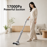 Aspirateur sans fil avec station de nettoyage, aspiration puissante, filtre détachable, certifié CE/CB/FCC
