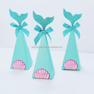 Cajas de Regalo de Papel Plegables de Lujo al por Mayor, con Recubrimiento UV y Relieve, Forma de Sirena, para Decoración de Bodas y Fiestas de Cumpleaños - Product Image 4