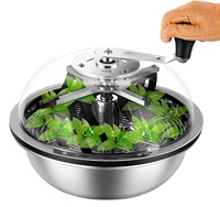 Tondeuse à bol durable pour la maison avec lame en acier inoxydable tranchante à dôme transparent pour plantes hydroponiques