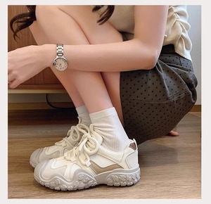 2026 New Women's Lightweight Casual Sports Shoes, Breathable Upper Color <b>Block</b>, Spring & Fall Walking Running Shoes - Product Image 3