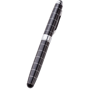 Bolígrafo de Metal Grueso de Alta Calidad con Rayas, Ancho de Escritura de 0.7 mm, Tinta Azul/Negra, Logotipo Personalizado Impreso, Bolígrafo Novedoso - Product Image 3