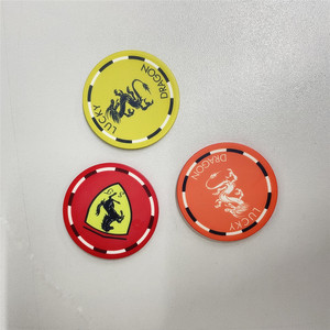 Vente en gros de jetons de poker en céramique de casino de 40mm jetons de poker personnalisés de haute qualité en couleur 10g 14g - Product Image 6