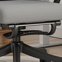 Chaise de bureau exécutive ergonomique moderne et minimaliste à dossier haut en maille, réglable en hauteur, pivotante avec repose-pieds, pour la maison, le bureau, l'école, l'hôtel