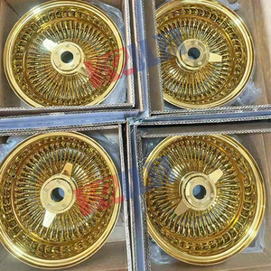 ล้อแม็กซ์ 13 นิ้ว 13x7 <span class=keywords><strong>Rev</strong></span> 100 ซี่ลวด 5x114.3 สีทอง - Product Image 4