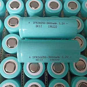 高品質LFP <span class=keywords><strong>3.2v</strong></span> Ifr26650 26650 Lifepo4バッテリー 5000mah 3300mah 3200mah - Product Image 4