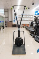 Machine de ski ergométrique Cross Fit en acier, simulateur de ski mécanique pour l'entraînement du corps entier, équipement de cardio-training pour salle de sport commerciale