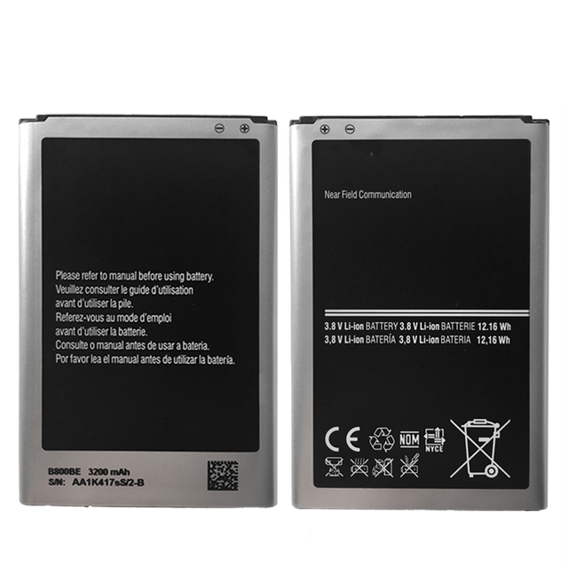 3200mah N9000 N9005 Replacement Battery for Samsung Galaxy Note 3 Battery B800BC B800BE