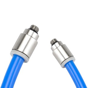 Conector de Manguera de Aire Roscado en Miniatura Qingze KJS04 06 M3 M5 M6 01S, Conexión Rápida de Cobre para Piezas Neumáticas - Product Image 2