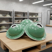 Moule en silicone double couche de haute qualité avec fibre de verre pour la fabrication de pots de fleurs en ciment, moule de jardin personnalisé