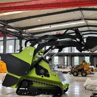 Pengiriman Gratis VK1300 Skid Steer Loader Mini Skid Steer CE EPA Grosir China Skid Steer Mini Loader Bucket untuk Dijual