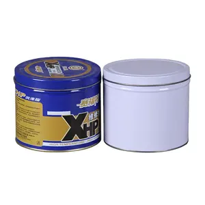 Fabriek Prijs Lege 1Kg 2Kg Inkt Tin Kan, 2.5L Ronde Metalen Kan Met Cap