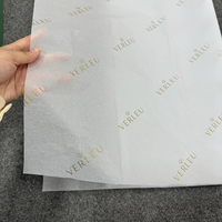 Papier de soie écologique personnalisé avec logo doré pour l'emballage, l'impression, l'emballage, papier de soie doux pour boîte cadeau pour vêtements
