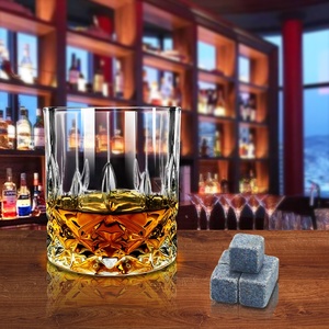 Verres à whisky à l'ancienne <span class=keywords><strong>de</strong></span> 10 oz avec moules à boules <span class=keywords><strong>de</strong></span> glace dans une boîte-cadeau pour Scotch Cocktail Rum Cognac Vodka Liqueur - Product Image 6