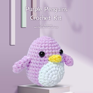 Kit de Ganchillo de Pingüino The <span class=keywords><strong>Woobles</strong></span>, Suministros para Tejer a Mano, Material para Hacer Muñecos de Animales a Crochet - Product Image 6