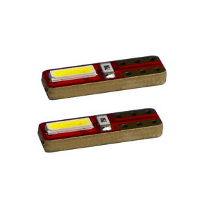 Nouvelle ampoule LED W3W T5 2 SMD 7020 74 73 à culot pour tableau de bord, 12V CC, blanche, pour compteur de vitesse et indicateur de vitesse - Product Image 1