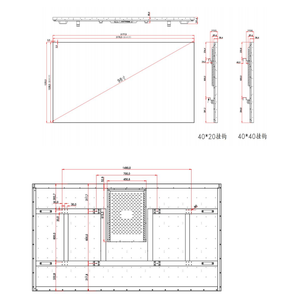 Écran d'affichage numérique mural de 98 pouces, grand écran LCD pour la promotion commerciale en intérieur - Product Image 4