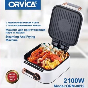เครื่องทำอาหารเช้าแบบสองด้านมาตรฐานยุโรป ORVICA สำหรับใช้ในบ้าน, เครื่องทำวาฟเฟิล, เครื่องทำเค้ก, เครื่องทำแซนด์วิช, รุ่น M - Product Image 4