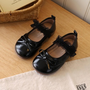 Zapatos de Princesa Lolita con Encaje Dulce, Tipo Mary Jane, para Niñas, Suela Suave y Cómodos para Caminar en Otoño - Product Image 6