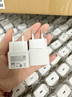 Cargador de Pared GaN de 25W Súper Rápido con Enchufe US/EU/UK USB-C para Samsung Cargador Original de Carga Rápida Galaxy S24 Ultra