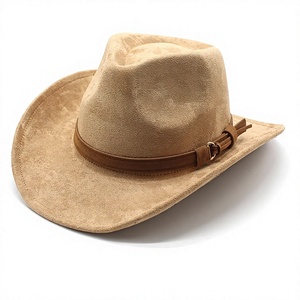 Sombrero de Vaquera de Gamuza de Lujo para Otoño e Invierno - Product Image 1