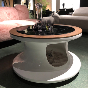 طاولة قهوة مع أريكة بسيطة إبداعية بمساحة صغيرة للمنزل من حيوان أليف - Product Image 4