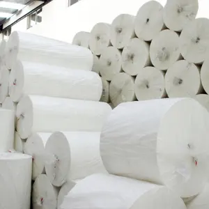 Pâte de bois mixte pâte recyclée 1 pli 2 pli 3 plis serviettes parent papier toilette papier de soie facial rouleau pour la fabrication de tissu