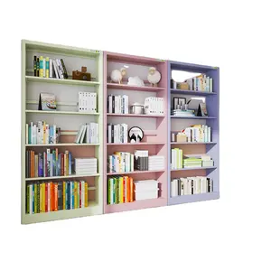 Four Layers Combination Bookcases And Book Cabinet metal Book Shelf Cabinet