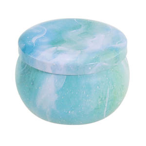 Boîtes en fer blanc pour artisanat, emballage, mini-bol rond profond, forme de bougie, boîtes en fer blanc vides scellables avec couvercle - Product Image 4