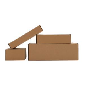 Custom logo Brown Kraft <b>Paper</b> Mailer Box folding gift box for packaging - Product Image 5