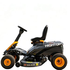 For HT-42 Li Ride-On Lawn Mower Cordless 40V 6AH*6 <b>Battery</b> Self Propelled 38-Inch <b>Flat</b> Blade Grass Box Industrial Grade - Product Image 1