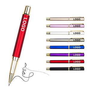 Bolígrafo de Gel de Plástico Multicolor con Logotipo Personalizado, Tinta Azul, Venta al por Mayor, 1.00 mm, Escritura Económica, Suministros de Oficina para Estudiantes, Publicidad para Regalos - Product Image 1