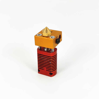 Kit de tête d'impression haute performance pour imprimante 3D, dissipateur thermique en alliage d'aluminium anodisé, usinage CNC par brochage et perçage de fils en acier inoxydable