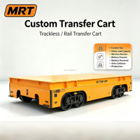 Chariot de transfert électrique sans rail à double moteur, haute vitesse, alimenté par batterie, télécommandé, capacité de charge personnalisée