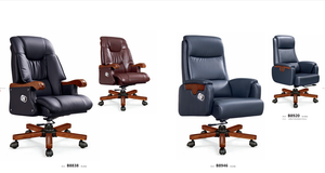 Mesa executiva moderna Cadeira do escritório executivo, couro chefe cadeira - Product Image 4