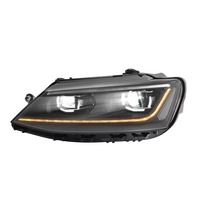 Für 2012-2018 VW Volkswagen Jetta LED-Scheinwerfer Plug-and-Play Neue Tagfahrlicht-Projektor-Scheinwerfer 5 Zoll Frontmodell