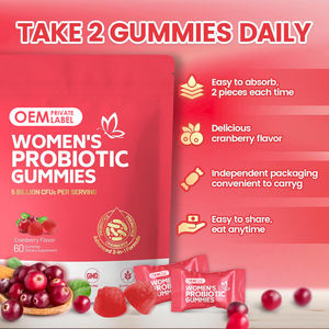 OEM vajina probiyotikler Gummies kadınlar kadın Vaginigal sağlık için kadınsı denge Gummies kızılcık probiyotikler, maya Ph dengesi - Product Image 3