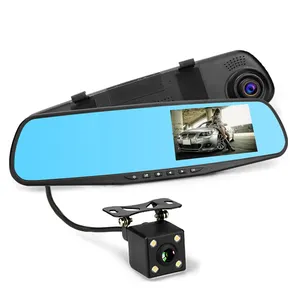 高品质仪表盘凸轮前后视汽车摄像头高清1080p汽车监视器仪表盘凸轮g传感器