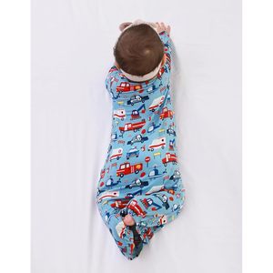 BambooBud - Paquete de 2 Camisones para Bebé, Manga Larga, Suaves, de Viscosa de Bambú, Unisex, Ropa de Dormir para Bebés - Product Image 4