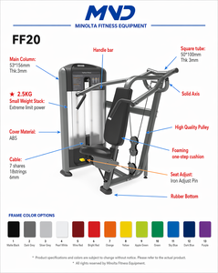 เครื่องฝึกความแข็งแรงของไหล่ MND FF20 <span class=keywords><strong>จาก</strong></span>โรงงานโดยตรง ยอดนิยมในตลาด เครื่องฝึกยกไหล่แบบแยกส่วน - Product Image 5
