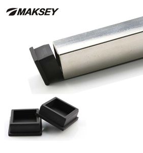 Bouchons d'étanchéité carrés en caoutchouc <span class=keywords><strong>MAKSEY</strong></span> 32.6/34.6/36.6/38.6mm pour tubes, embouts de protection intérieurs pour tubes en acier, bouchons de trous - Product Image 3