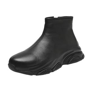 รองเท้าบูทเดินป่าหนังแท้กันน้ำสำหรับผู้ชาย สวมใส่สบาย พื้นรองเท้าบุนุ่ม น้ำหนักเบา เหมาะสำหรับกิจกรรมกลางแจ้งและสวมใส่ลำลอง - Product Image 5