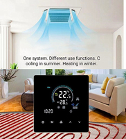 Termostato Inteligente WiFi con Control Remoto, Programable, para Calefacción y Refrigeración, Control de Temperatura para Hogar y Oficina, Calefacción por Suelo Radiante