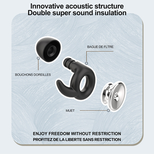 Tapones <span class=keywords><strong>de</strong></span> Silicona para Natación EP003C, Cancelación <span class=keywords><strong>de</strong></span> Ruido y Protección Auditiva, Tapones para los Oídos <span class=keywords><strong>de</strong></span> Nadadores - Product Image 5