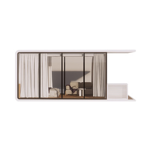Cabina Modulare <span class=keywords><strong>di</strong></span> Lusso Antisismica e Impermeabile, Casa Prefabbricata Moderna per Hotel e Guesthouse all'Aperto - Product Image 5