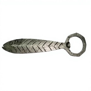 Décapsuleur porte-clés robuste en fonte, écologique, à bords lisses, OEM ODM, logo personnalisé, vente en gros - Product Image 1