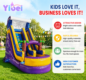 Commercial PVC <strong>Inflatable</strong> <strong>Bouncer</strong> Water Slide Outdoor Silp Slide Waterslide with Pool Water Game <strong>Inflatable</strong> <strong>Bouncer</strong> - Product Image 5