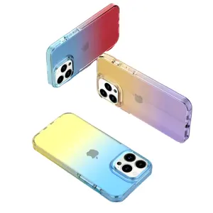 Capa traseira tpu de silicone à prova de choque, para celular iphone 14 13 12 11 mini pro max