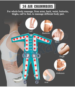 Nouveauté : Appareil <span class=keywords><strong>de</strong></span> pressothérapie portable 3 en 1, pressothérapie à air comprimé, drainage lymphatique, réduction <span class=keywords><strong>de</strong></span> la cellulite - Product Image 2