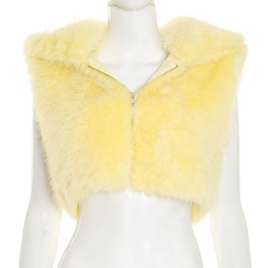 GX-Y2k Hot Sexy Fashion Crop <strong>Top</strong> <strong>Women</strong> Hoodie <strong>Tank</strong> <strong>Tops</strong> Fur <strong>T</strong>-<strong>shirt</strong> - Product Image 3