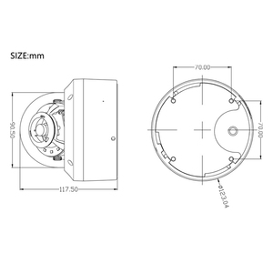 نظام أمان <span class=keywords><strong>CCTV</strong></span> مع قبة IP 5X 6MP مقاوم للتخريب POE 5X 6MP ، تتبع بيانات بطاقة IP66 SD مستشعر CMOS للرؤية الليلية - Product Image 4